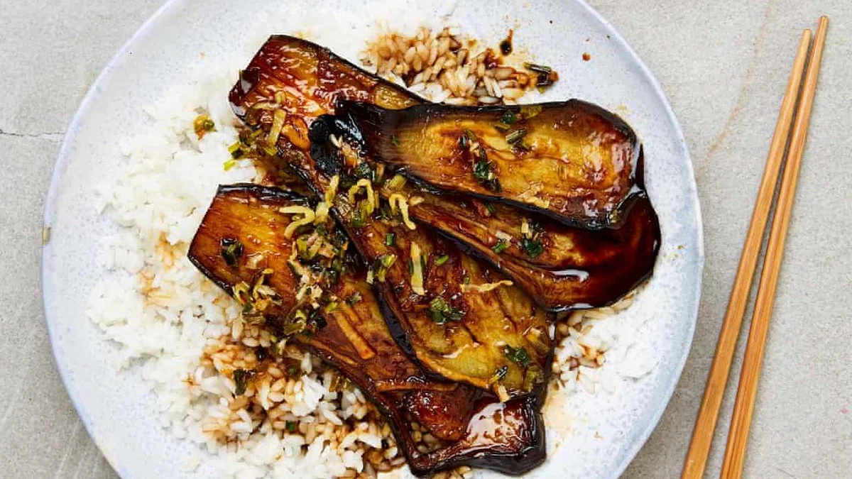 aubergine-donburi aubergine-donburi